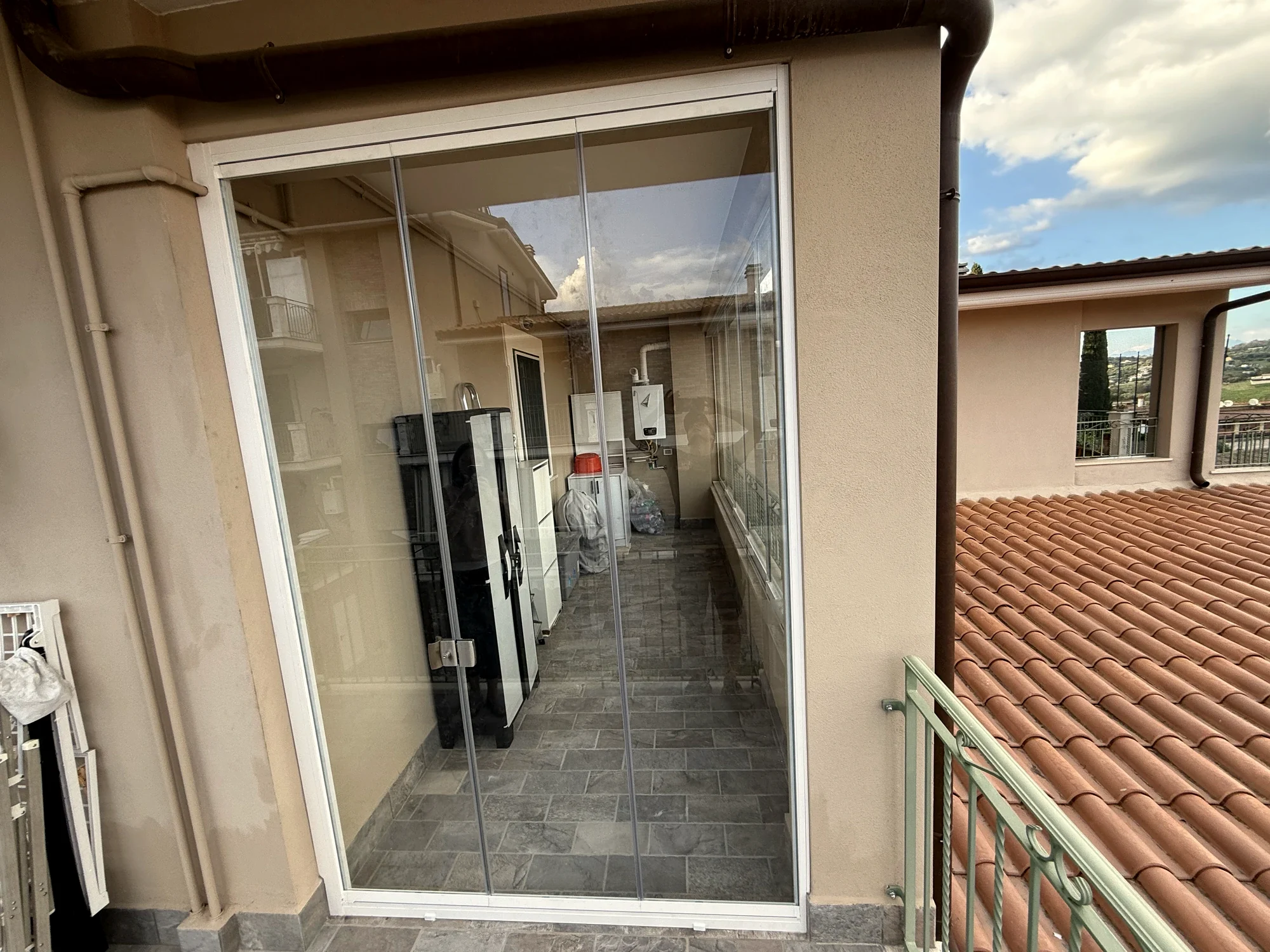 Attico — Chiusura Loggia con Vetrate Panoramiche — 2